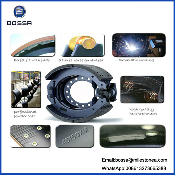 Brake Shoe Manufacturing Process 0k56A-26-38z Motorcycle Parts Auto Spare Parts Brake Pads