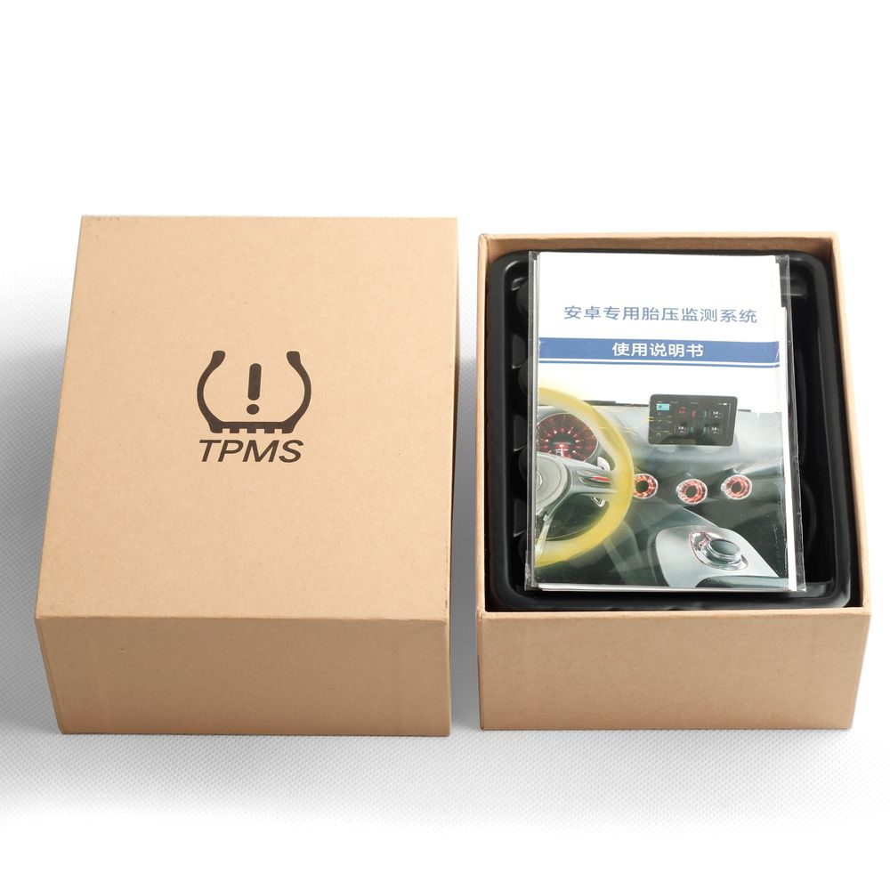TPMS USB APP Navigation Android System with 4sensors Human Voice Alarm