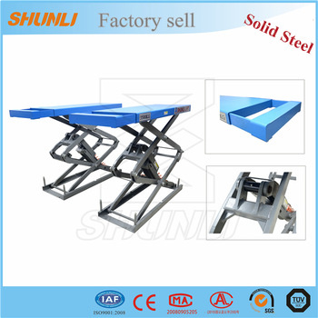 Ce Approval Hydraulic in Ground Small Platform Scissor Lift