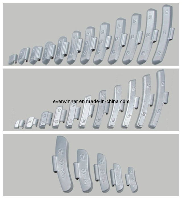 Lead Pb Clip on Wheel Balancing Weight for Alloy Rims/Steel Rims Truck Van Passenger Car