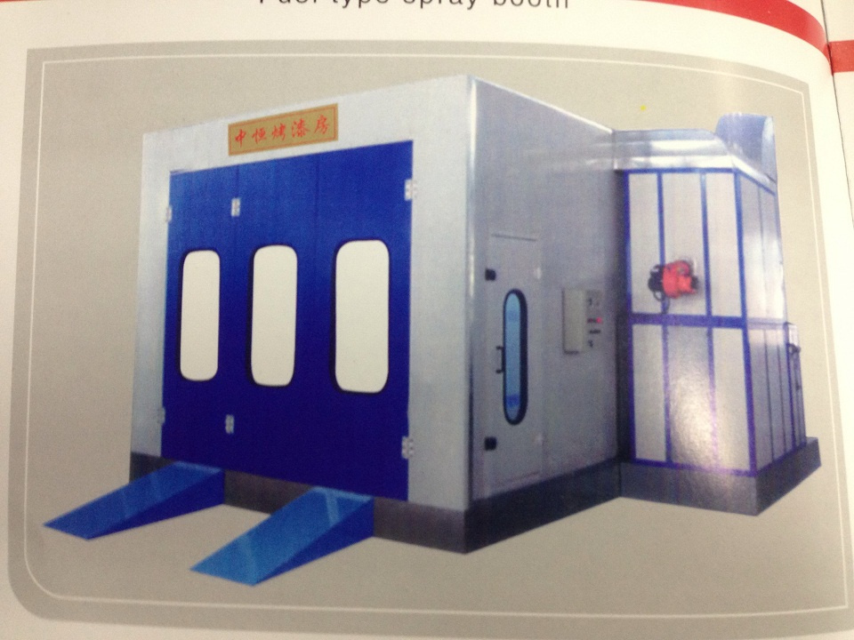 Electrically Heated Spray Booth