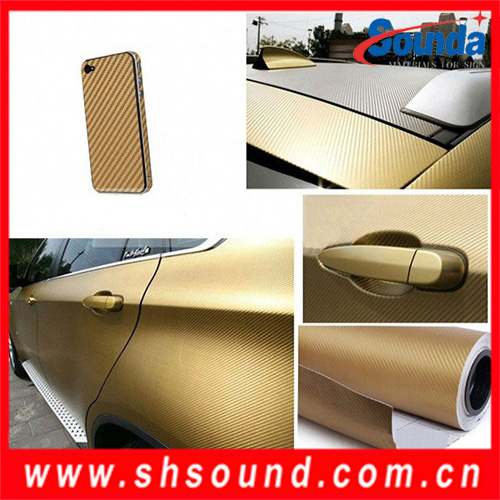 Auto Carbon Fiber Car Wrap Vinyl Film