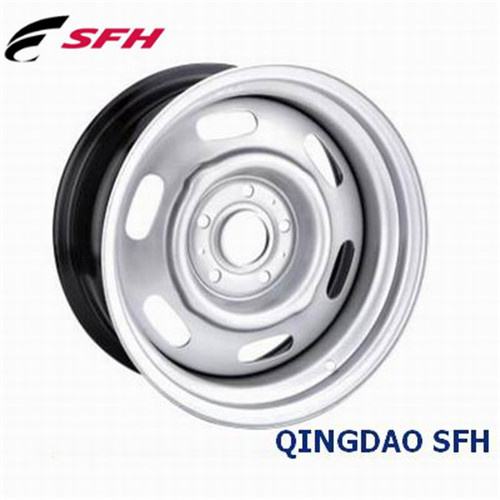 Silver Steel Wheel for Passenger Car (15X7jj)