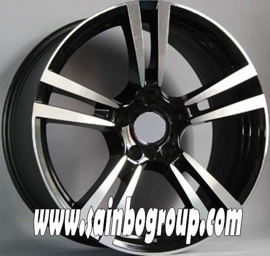 14 Inch 4X100 Black Machine Face Car Alloy Wheel