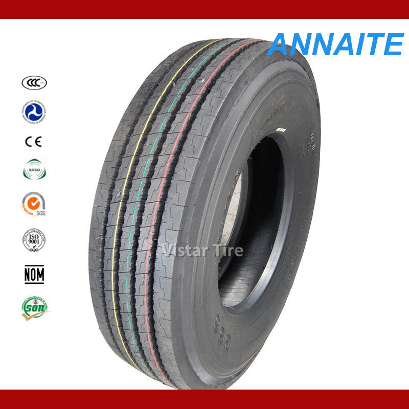 Annaite Brand Heavy Duty Truck Tire (315/80R22.5, 385/65R22.5)