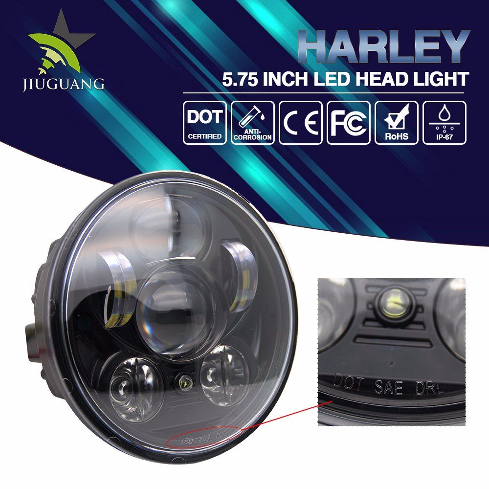 Parking Light 5.75inch LED Headlight with DOT for Motorcycle Jeep