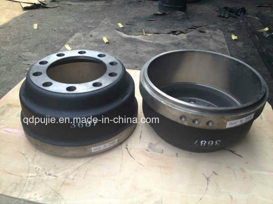 Tralier Truck Brake Drum 3687