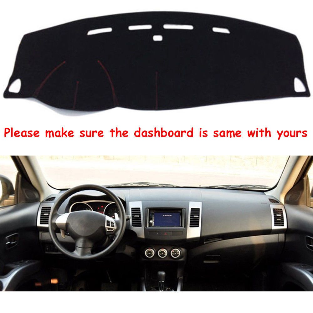 Fly5d Dashmat Dashboard Mat Cover Car Interior for Mitsubishi Outlander 2006-11