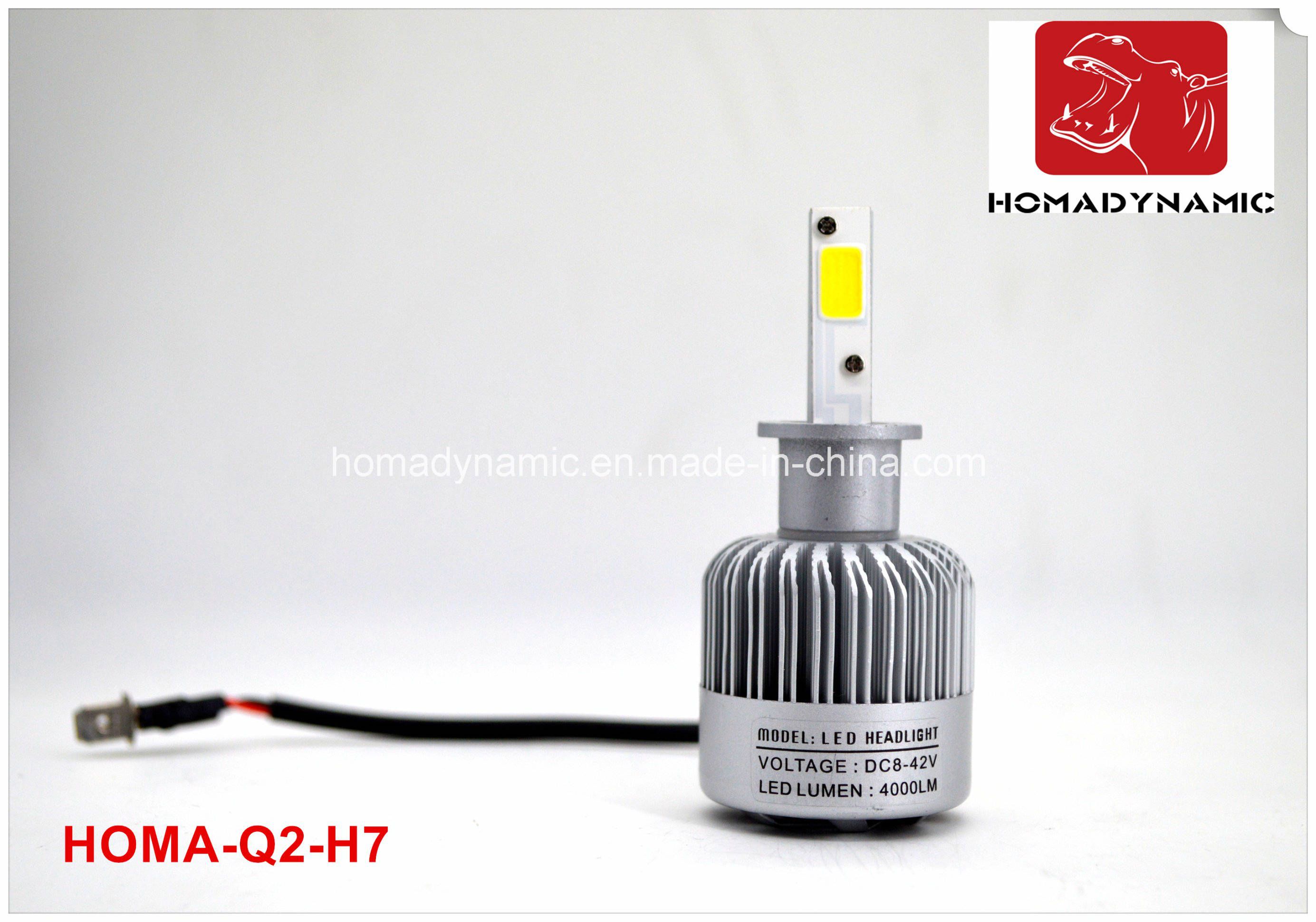 Newest COB LED Driving Light LED Headlight H7 6000k