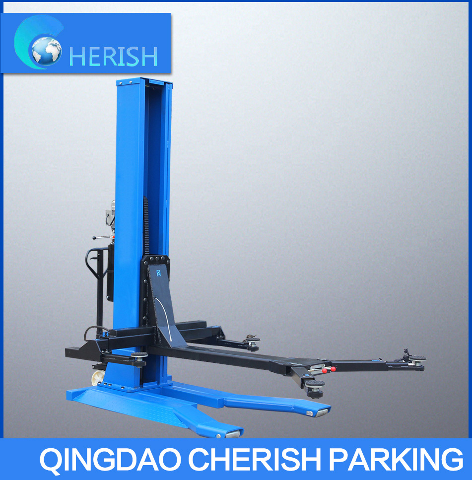 2500kg Weight Single Post Car Parking Lift