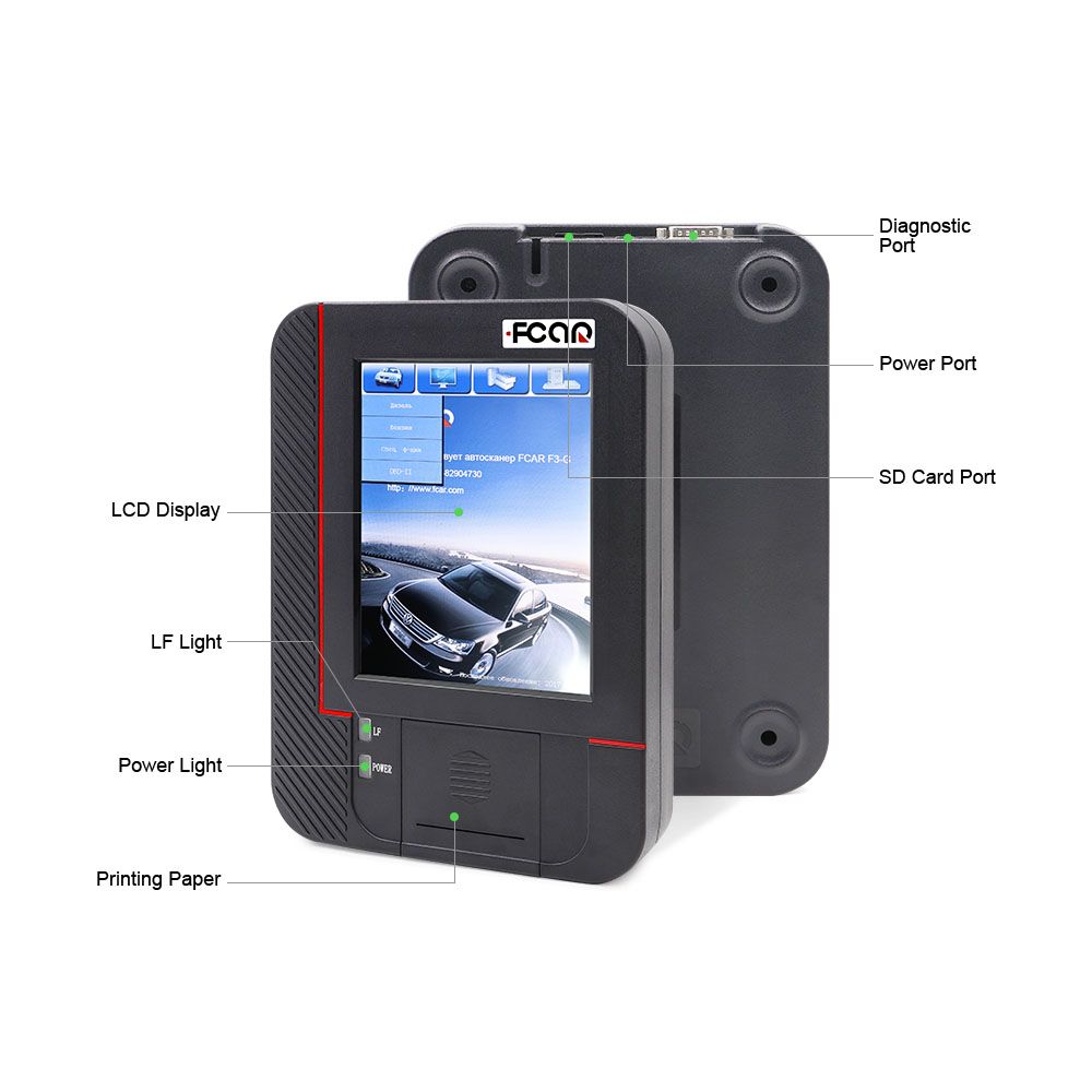 2018 Latest Version Fcar F3-G (F3-W + F3-D) for Gasoline Cars and Heavy Duty Trucks with Russian Language Online Update