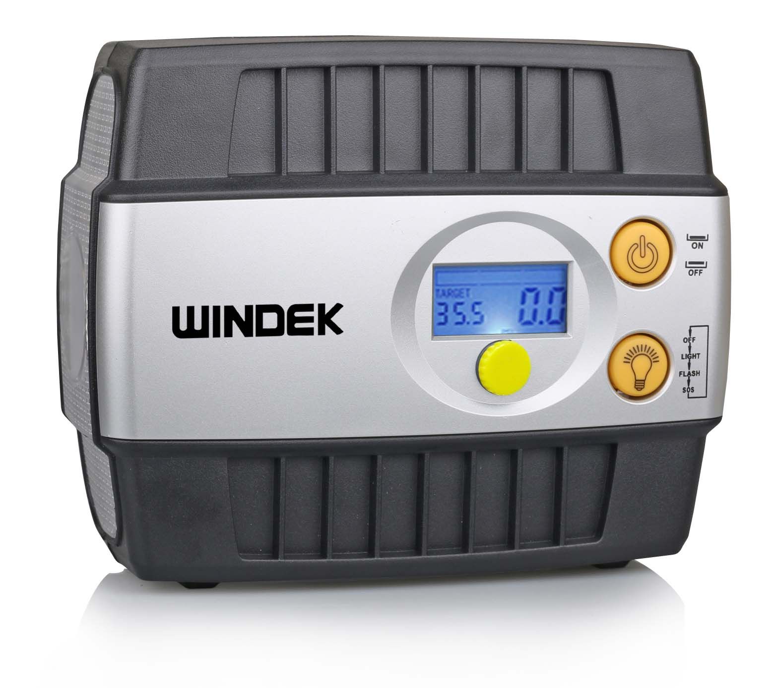 Automatic Car Air Compressor Digital Tire Inflator with LED Light and Encode Button