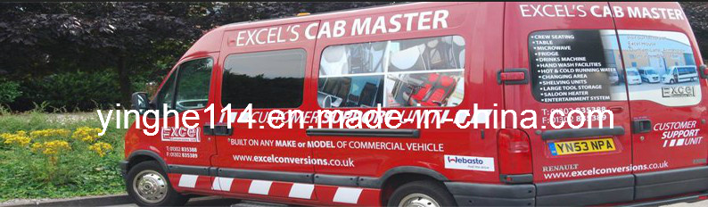 Solvent Transparent Vinyl for Vehicle Stickers
