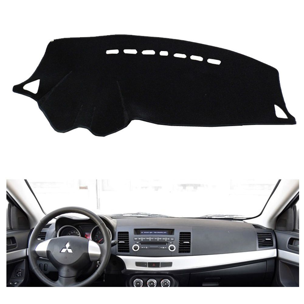 Fly5d Dashmat Dashboard Mat Cover Interior for Mitsubishi Lancer Evo 2010-2015