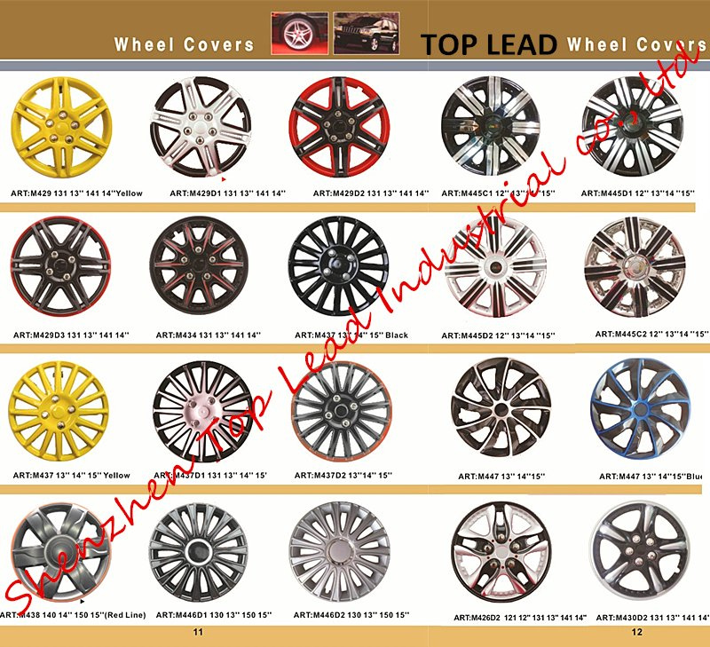 40 Feet Container Wholesale Car Wheel Covers with 12
