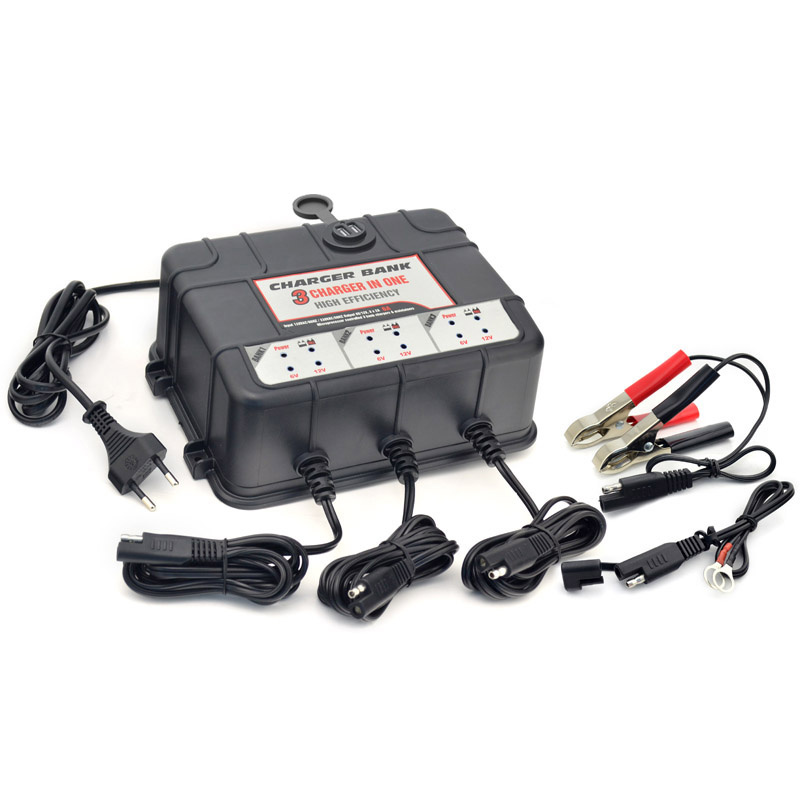 6V/12V 2A 4-Step Car Battery Charger