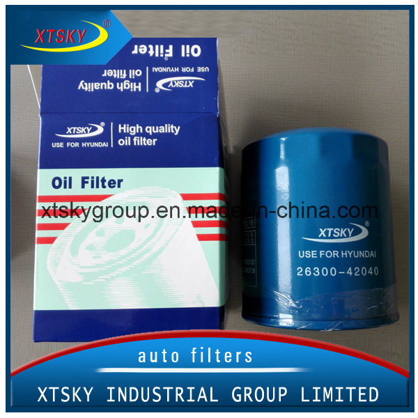 High Quality Oil Filter 26300-42040 for Hyundai