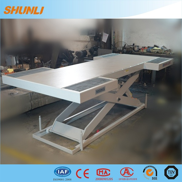 Double Hydraulic Small Platform Spray Booth Scissor Car Hoist