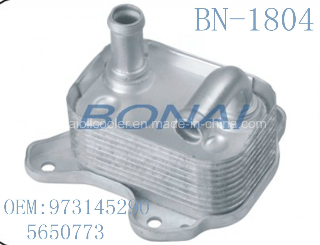 Aluminium Engine Oil Cooler/Radiator for Opel/FIAT (OEM: 973145290/5650773)