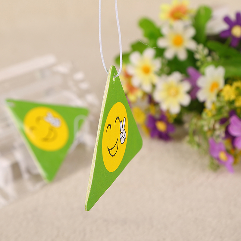 Colorful Hanging Paper Car Air Freshener with Competitive Price (YH-AF633)