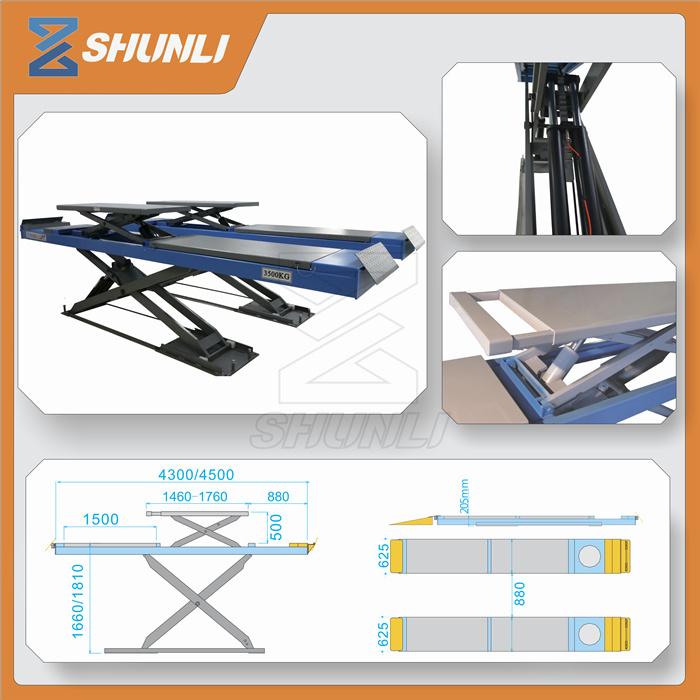 on Ground Type Ultra-Thin Small Scissors Lift