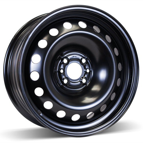 16X7 (4-98) Black Steel Winter Wheel