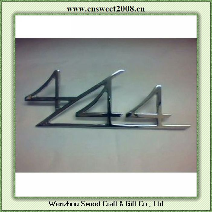 Customized 3D Adhesive Car Chrome Badge (S1M038)