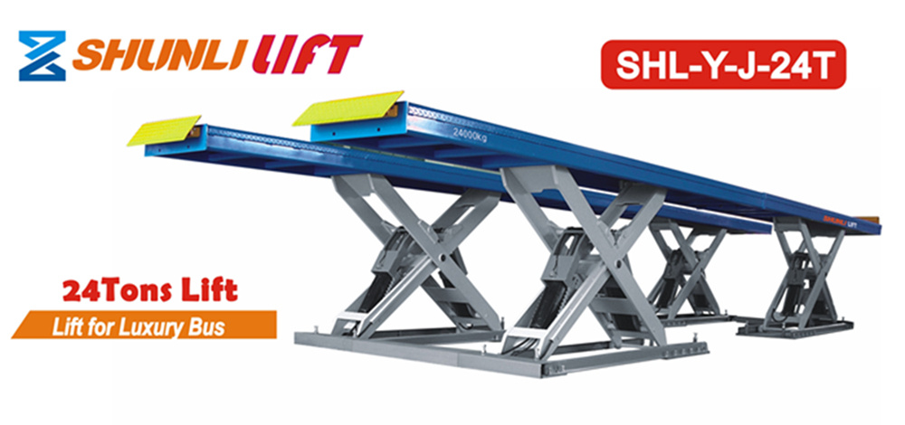 Heavy Duty Vehicle Scissor Lift, 24tons (SHL-Y-J-24T)