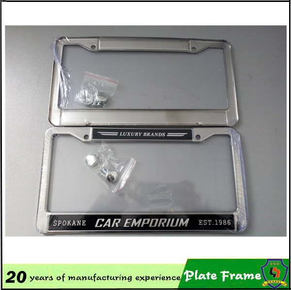 Classic Chrome Dealer License Plate Frame