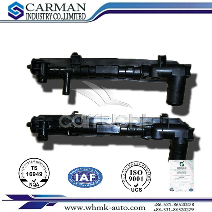 Plastic Car Radiator Tank for Peugeot Bottom