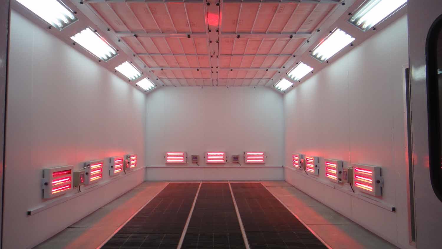 Spray Booth, Infrared Lamp Heating, Painting Box