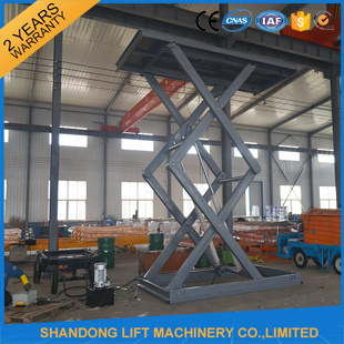 Hydraulic Scissor Underground Garage Car Elevator for Basement