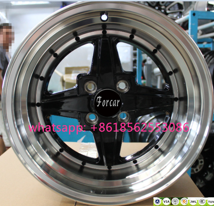 Car Wheel 15*8j 15*9inch Rims Aluminum Alloy Wheel 4*100/114.3