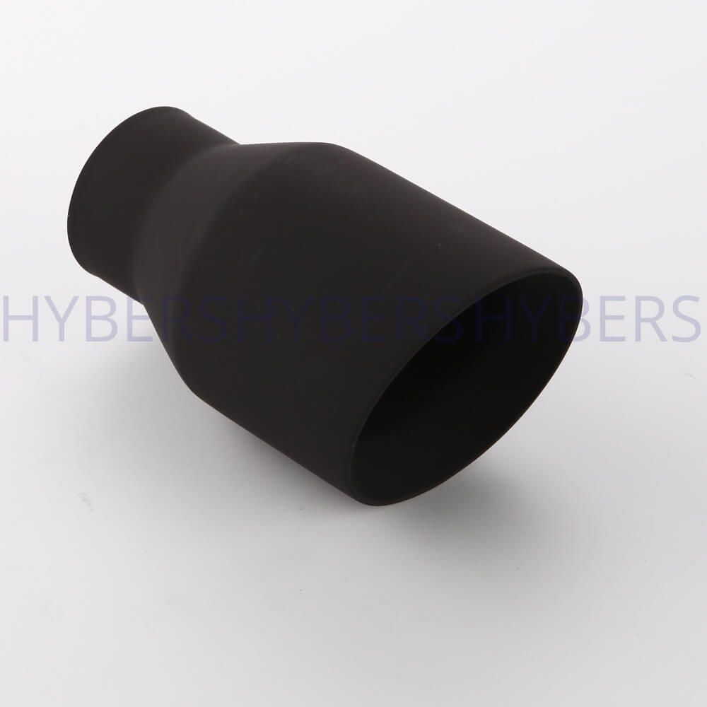 2.5 Inch Black Painted Stainless Steel Exhaust Tip Hsa1162