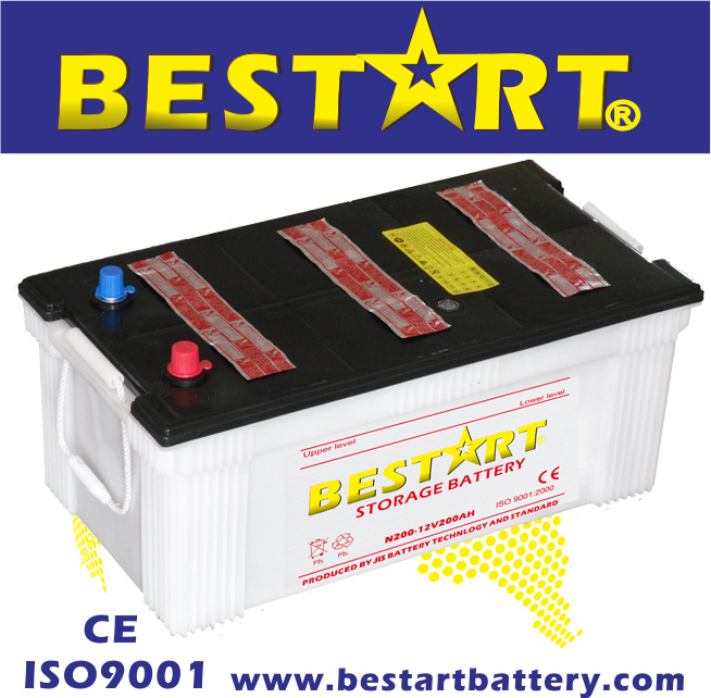 N200 12V 200ah Dry Truck Battery