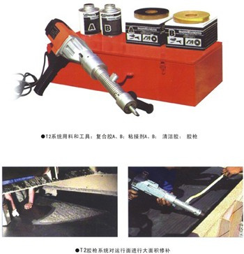 T2 Gun and Glue for Conveyor Belt Mending