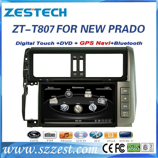 8 Inch Car Radio for Toyota Prado with DVD GPS Navigation System
