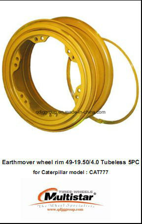 49-19.50/4.0 Steel OTR Rims Wheels for Cat777