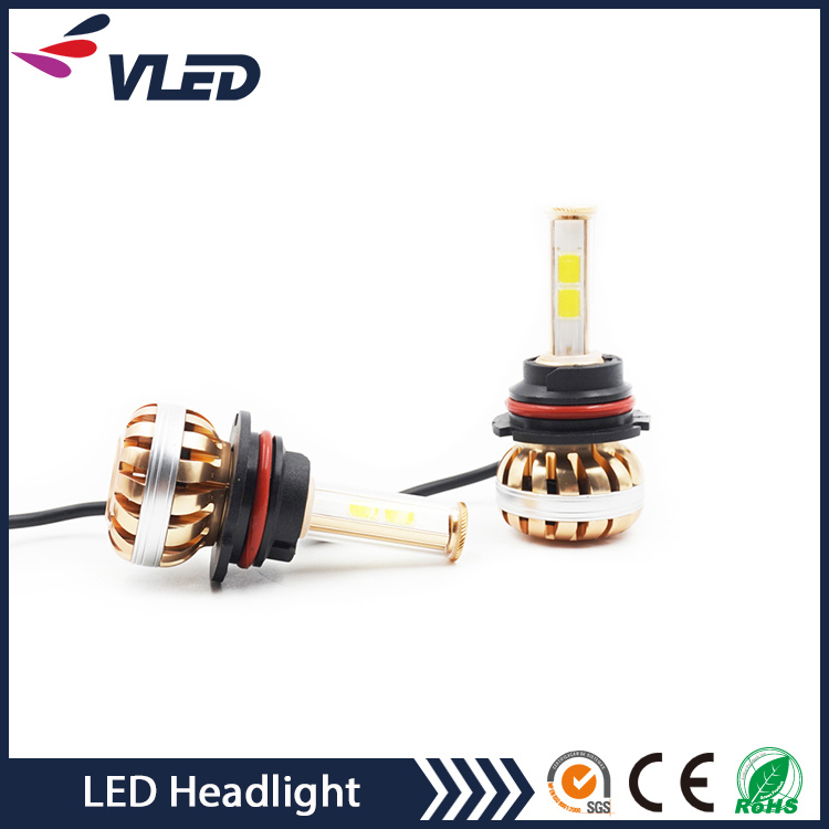 2017 Markcars Golden White Color Automobile Lighting LED Headlight
