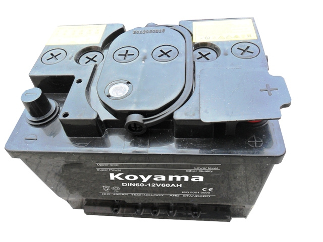 DIN Automotive Dry Charged Battery 56219-12V62ah