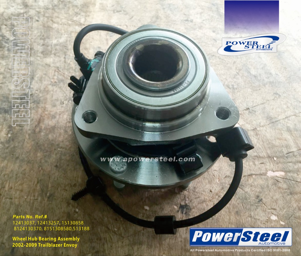 12413037, 12413257, 15130858, 8124130370, 8151308580, 513188-Hub-Bearing-Powersteel