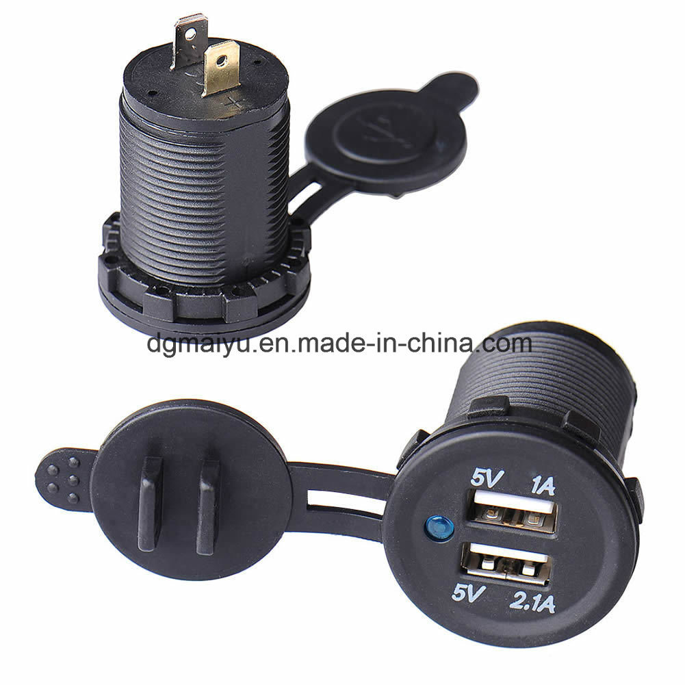 Dual USB Socket Power Outlet 3.1A for Car Boat Marine