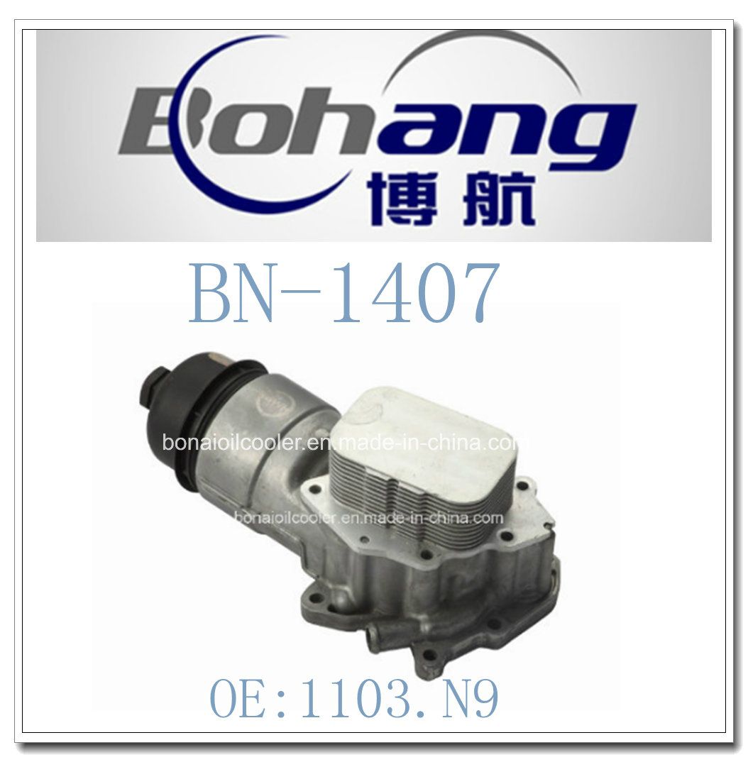 Bonai Auto Spare Peugeot 206 207 208 307 308 Bipper Partner Tepee 1.4 HDI Oil Cooler (1103. N9)