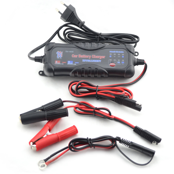 6V /12V 2/4A Auto Smart Battery Charger