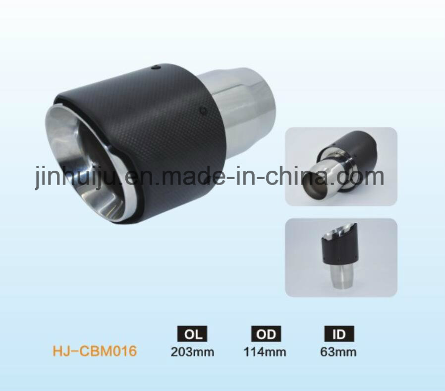 100% Carbon Fibre Exhaust Tips Use #304 Stainless Steel