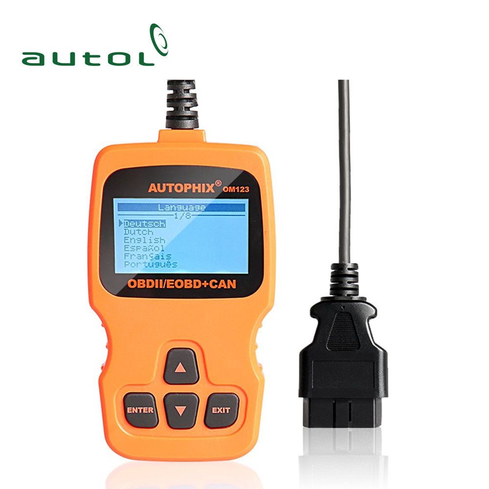 OBD2 Auto Diagnostic Scanner Autophix Om123 OBD II Code Reader Car Automotive Scan Tool Better Than Ad310 Elm327 Om123