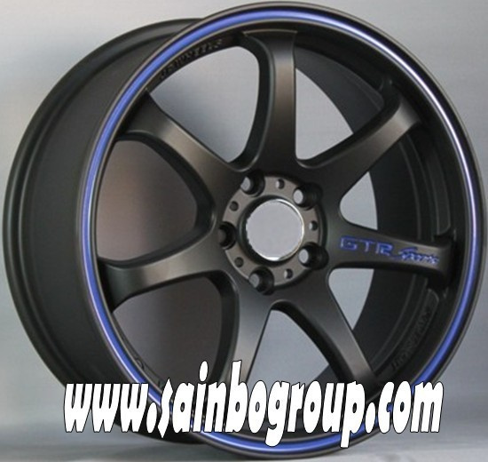 F86356 Car Wheels with Hyper Black