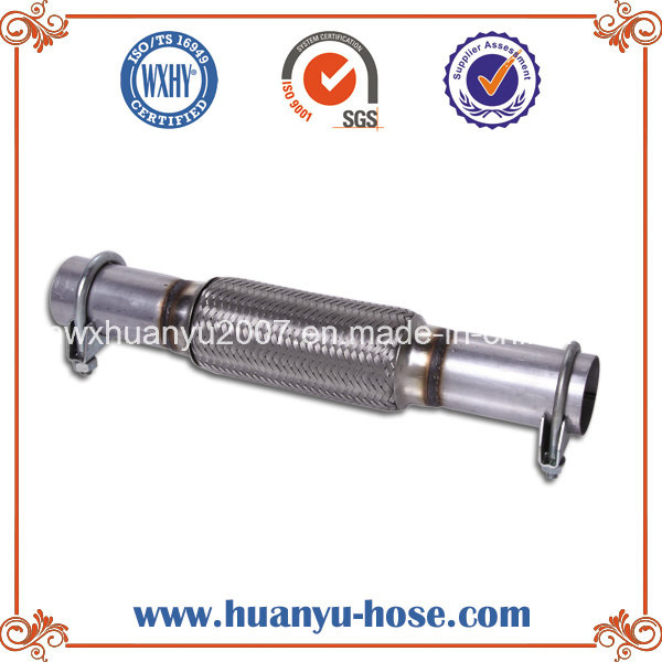 Flexible Pipe with Nipple Exhaust Muffler