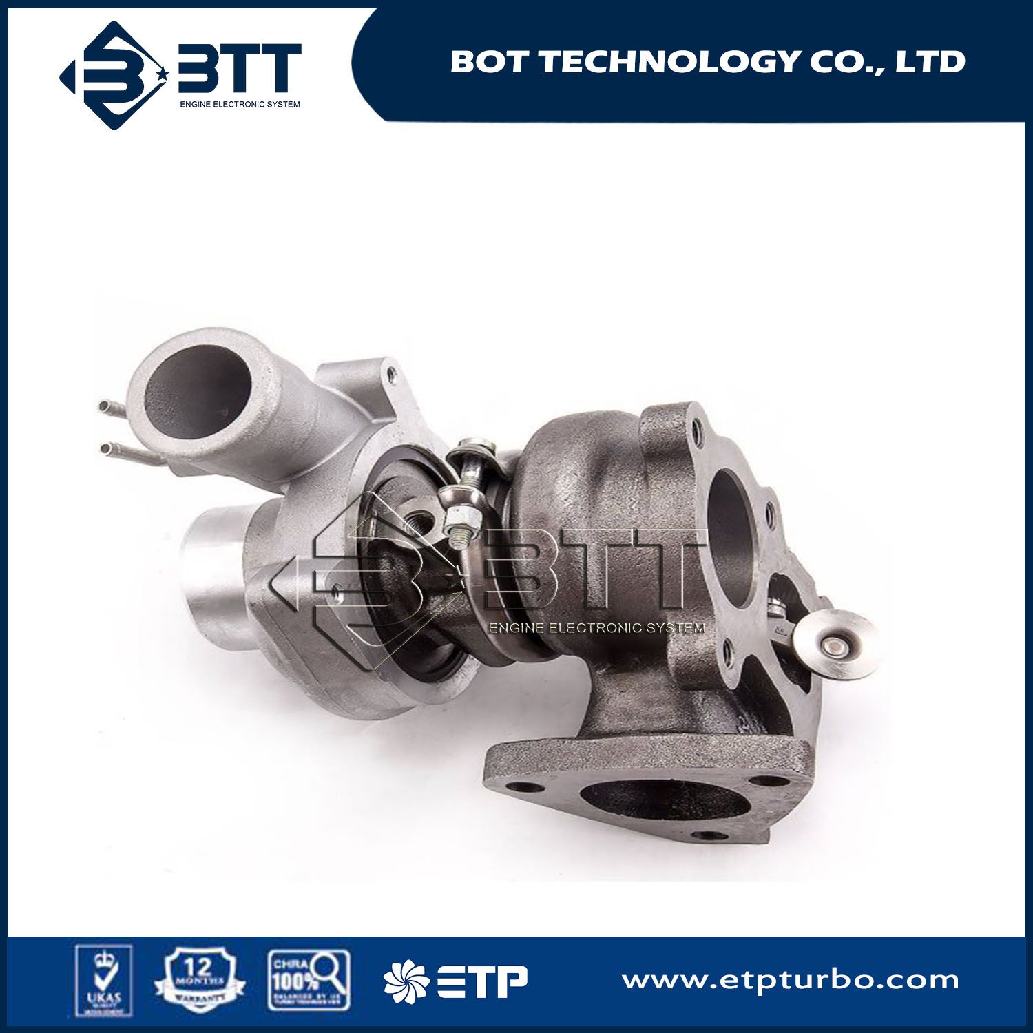 Turbocharger 49177-02500 Td04 MD187208 Mitsubishi Pajero II 2.5 Td 4D56td