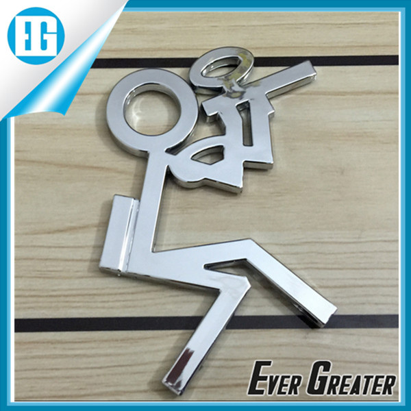 Chrome Paintball Badge Logo for Sale
